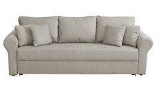 Canapea SARA II extensibila, 3 locuri, cu lada depozitare, bej, 235x90x75 cm