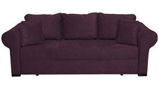 Canapea SEUL extensibila, 3 locuri, cu arcuri si lada depozitare, mov, 250x105x100 cm