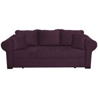 Canapea SEUL extensibila, 3 locuri, cu arcuri si lada depozitare, mov, 250x105x100 cm - 1