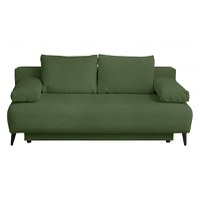 Canapea TIME NEW extensibila, 3 locuri, cu arcuri si lada depozitare, verde, 200x100x90 cm - 1
