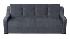 Canapea VALY II extensibila, 3 locuri, cu lada depozitare, albastru petrol, 215x90x95 cm