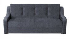 Canapea VALY II extensibila, 3 locuri, cu lada depozitare, albastru petrol, 215x90x95 cm