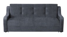 Canapea VALY II extensibila, 3 locuri, cu lada depozitare, albastru petrol, 215x90x95 cm