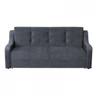 Canapea VALY II extensibila, 3 locuri, cu lada depozitare, albastru petrol, 215x90x95 cm - 1