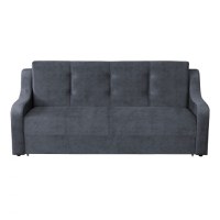 Canapea VALY II extensibila, 3 locuri, cu lada depozitare, albastru petrol, 215x90x95 cm - 1