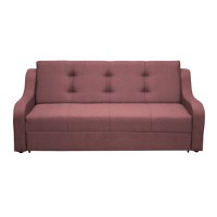 Canapea VALY II extensibila, 3 locuri, cu lada depozitare, mov, 215x90x95 cm - 1