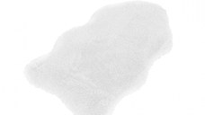 Carpeta blana artificiala, alb, 50x90 cm