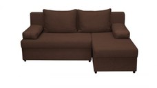 Coltar ANA extensibil, cu lada depozitare, colt interschimbabil, maro, 200x140x83 cm