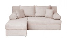 Coltar ANA LUX extensibil, cu lada depozitare, colt interschimbabil, bej, 200x140x83 cm