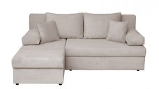Coltar ANA LUX extensibil, cu lada depozitare, colt interschimbabil, bej inchis, 200x140x83 cm