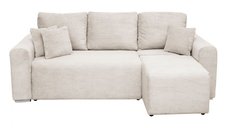 Coltar Canapea BEGA extensibil, cu arcuri si lada depozitare, colt interschimbabil, bej, 240x153x80 cm