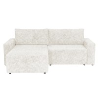 Coltar DALLAS ONE extensibil, cu lada depozitare, colt interschimbabil, bej, 258x173x90 cm - 1
