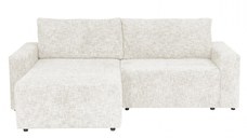 Coltar DALLAS ONE extensibil, cu lada depozitare, colt interschimbabil, bej, 258x173x90 cm