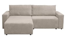 Coltar extensibil DALLAS ONE cu lada de depozitare si colt interschimbabil, bej, dimensiuni 258x173x90 cm