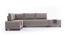 Coltar extensibil FLY, colt stanga, crem, 280x210x70 cm