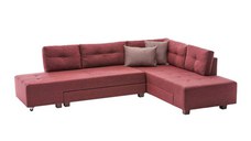 Coltar extensibil MANAMA, colt dreapta, rosu claret, 280x206x85 cm