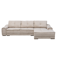 Coltar extensibil OSLO 3S1, cu arcuri si lada depozitare, colt stanga, bej, 360x190x100 cm - 1