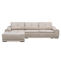 Coltar extensibil OSLO 3S1, cu arcuri si lada depozitare, colt stanga, bej, 360x190x100 cm - 1