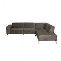 Coltar fix RICARDO M, cu arcuri, colt dreapta, maro, 275x210x78 cm - 1