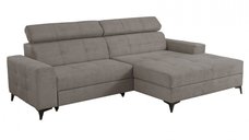 Coltar FLORIDA ONE extensibil, cu arcuri si lada depozitare, colt dreapta, cappuccino, 275x175x92 cm