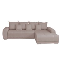 Coltar MARIBO II extensibil, cu arcuri si lada depozitare, colt dreapta, bej, 282x205x92 cm - 1