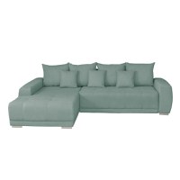 Coltar MARIBO II extensibil, cu arcuri si lada depozitare, colt stanga, mint, 282x205x92 cm - 1