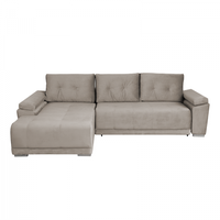 Coltar MODENA I extensibil, cu arcuri si lada depozitare, colt stanga, bej, 282x205x92 cm - 1