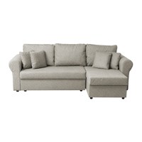 Coltar SARA II extensibil, cu lada depozitare, colt interschimbabil, bej, 248x143x83 cm - 1