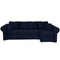 Coltar SEUL XL extensibil, cu arcuri si lada depozitare, colt dreapta, verde, 290x145x95 cm - 1