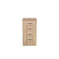 Comoda ALMA, 4 sertare, sonoma deschis, 50x40x103 cm - 1