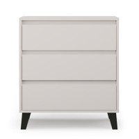 Comoda BORG, 3 sertare, casmir, 70x38,8x78,4 cm - 1