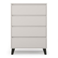 Comoda BORG, 4 sertare, casmir, 70x38,8x99,4 cm - 1