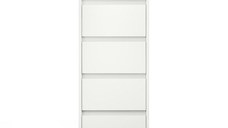Comoda BORG, 5 sertare, alb, 40x38,8x120,4 cm