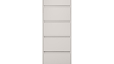 Comoda BORG, 5 sertare, casmir, 40x38,8x120,4 cm