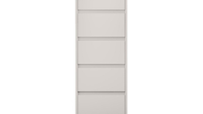 Comoda BORG, 5 sertare, casmir, 40x38,8x120,4 cm