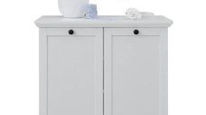 Comoda BRANDSON, 2 usi, alb, 81x41x88 cm