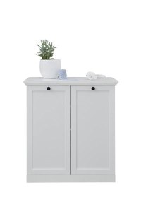 Comoda BRANDSON, 2 usi, alb, 81x41x88 cm - 1