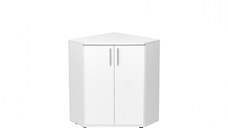 Comoda COLT ALMA, 2 usi, alb, 60x60x82 cm