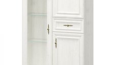 Comoda cu vitrina IRYS, 3 usi, 1 sertar, geam, pin anderson, 93,4x39x133 cm