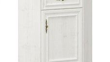 Comoda de colt IRYS, 1 usa, 1 sertar, pin anderson, 59x59x88,7 cm