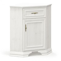 Comoda de colt IRYS, 1 usa, 1 sertar, pin anderson, 59x59x88,7 cm - 1