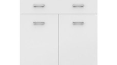 Comoda TOP MIX, 2 usi, 1 sertar, alb, 80x33x85 cm