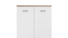 Comoda TOP MIX, 2 usi, alb, 80x33x85 cm