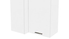 Corp colt suspendat YANA, 1 usa, corp alb, fronturi alb, 70x40x60 cm