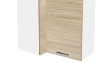 Corp colt suspendat YANA, 1 usa, corp alb, fronturi sonoma, 70x40x60 cm