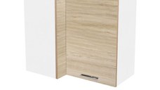 Corp colt suspendat YANA, 1 usa, corp alb, fronturi sonoma, 70x40x60 cm