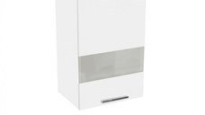 Corp suspendat 40 YANA, 1 usa, geam, corp alb, fronturi alb, 40x30x60 cm