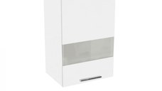 Corp suspendat 40 YANA, 1 usa, geam, corp alb, fronturi alb, 40x30x60 cm