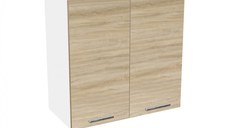 Corp suspendat 60 YANA, 2 usi, corp alb, fronturi sonoma, 60x30x60 cm