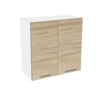 Corp suspendat 60 YANA, 2 usi, corp alb, fronturi sonoma, 60x30x60 cm - 1